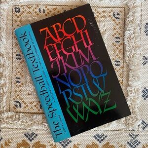 The Speedball Textbook pen and brush lettering textbook